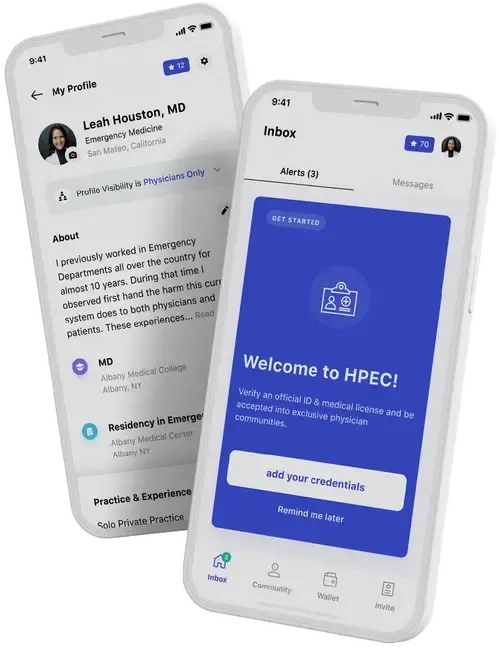 HPEC Physicians Dashboard Preview
