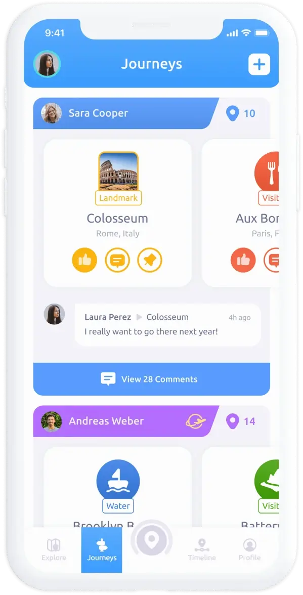 Zonder App Journey Screen Preview