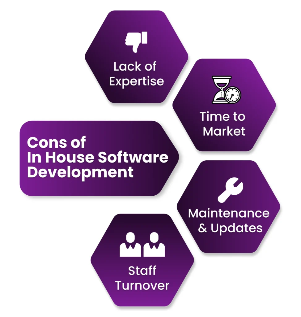Cons of In-House Software Development
